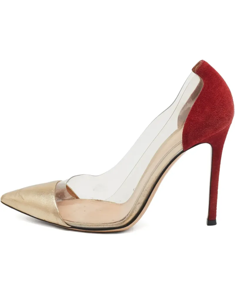 Gianvito Rossi Pre-owned Plexi Pumps 100mm - Rot Rot