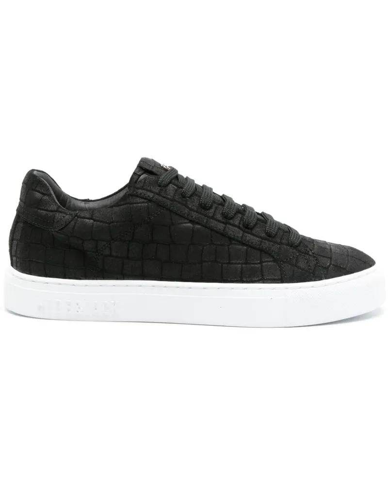 Hide & Jack Essence Sneakers aus Wildleder Schwarz