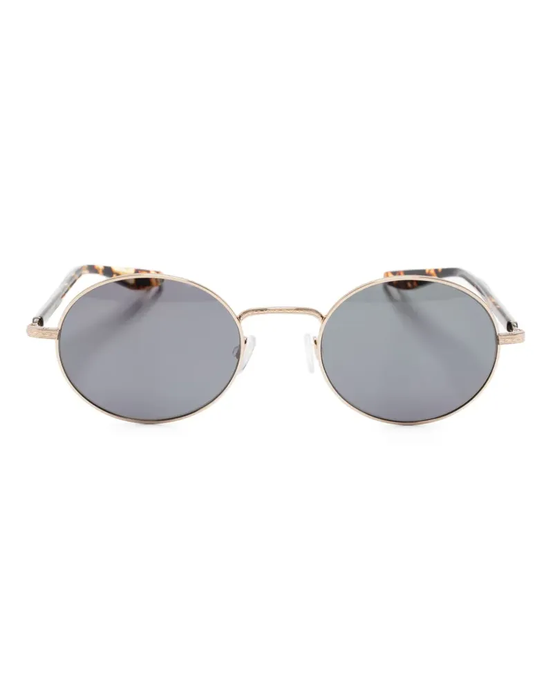 Barton Perreira Sonnenbrille mit rundem Gestell - Gold Gold