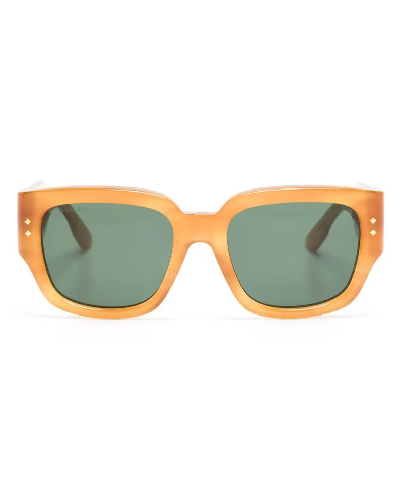 Gucci Eckige GG1261S Sonnenbrille - Nude Nude