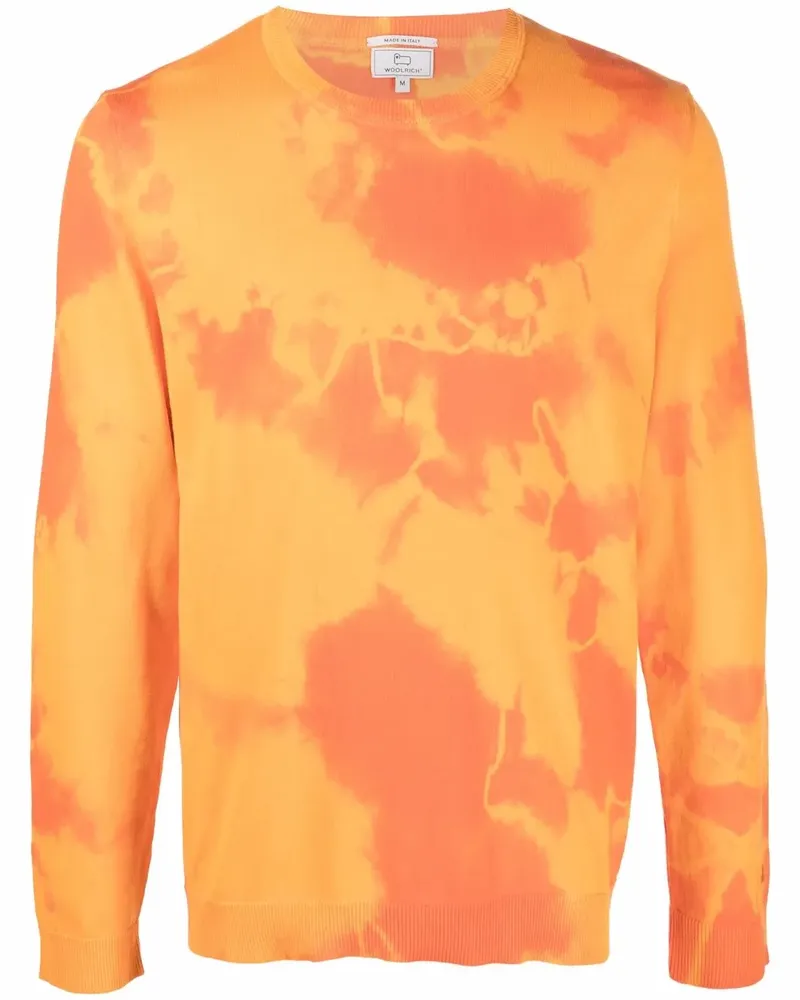 Woolrich Pullover mit Batikmuster - Orange Orange