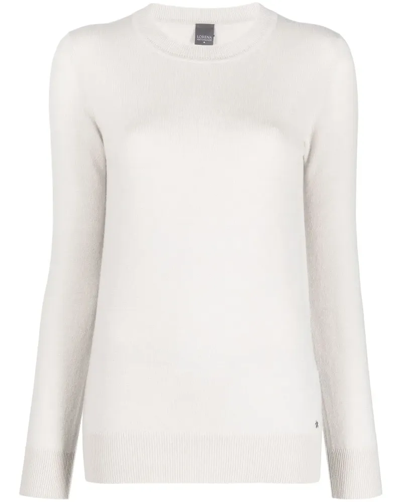 Lorena Antoniazzi Kaschmirpullover mit Rundhalsausschnitt - Grau Grau