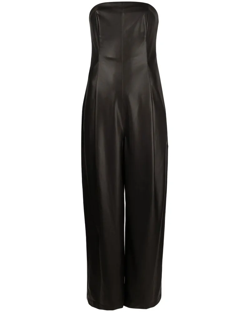 Philosophy Di Lorenzo Serafini Schulterfreier Jumpsuit Schwarz