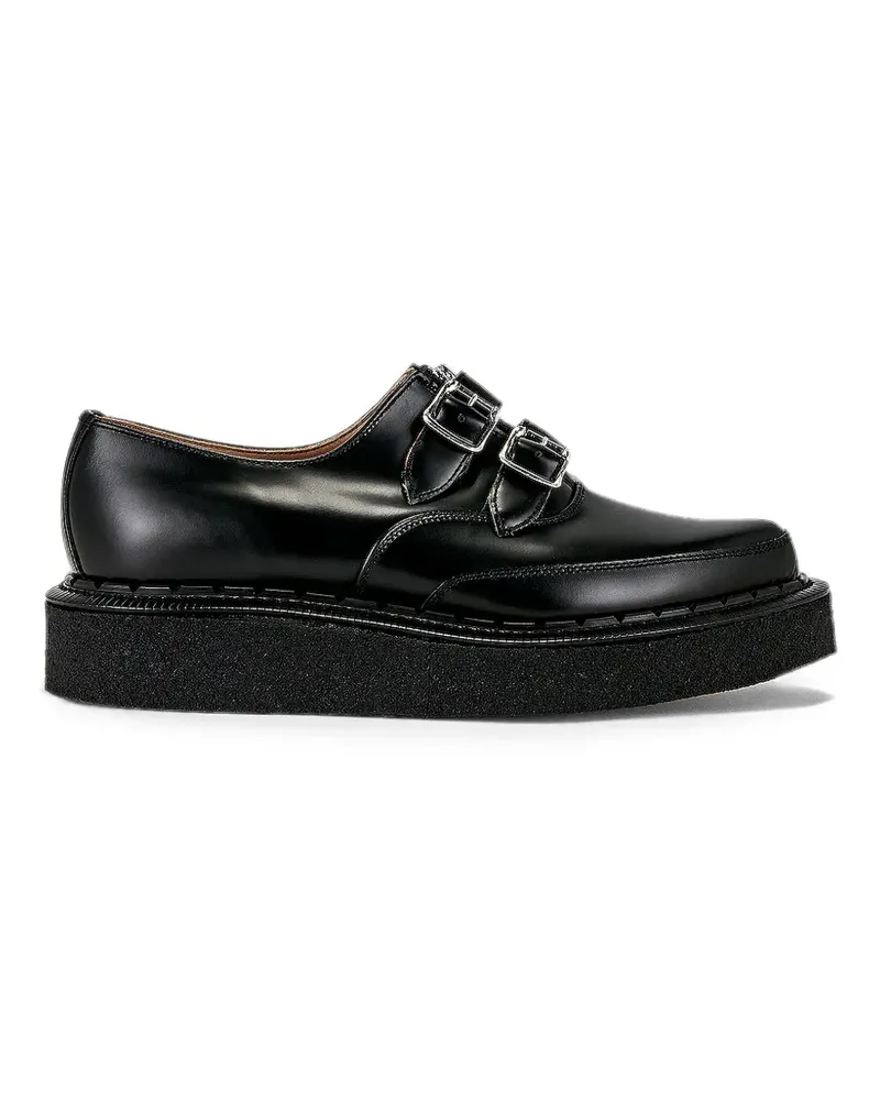 Comme des Garçons x George Cox Schuhe mit doppeltem Riemen - Schwarz Schwarz