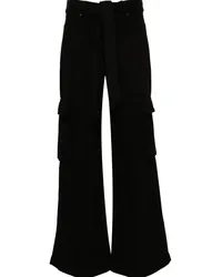 7 for all mankind Hose mit weitem Bein Schwarz