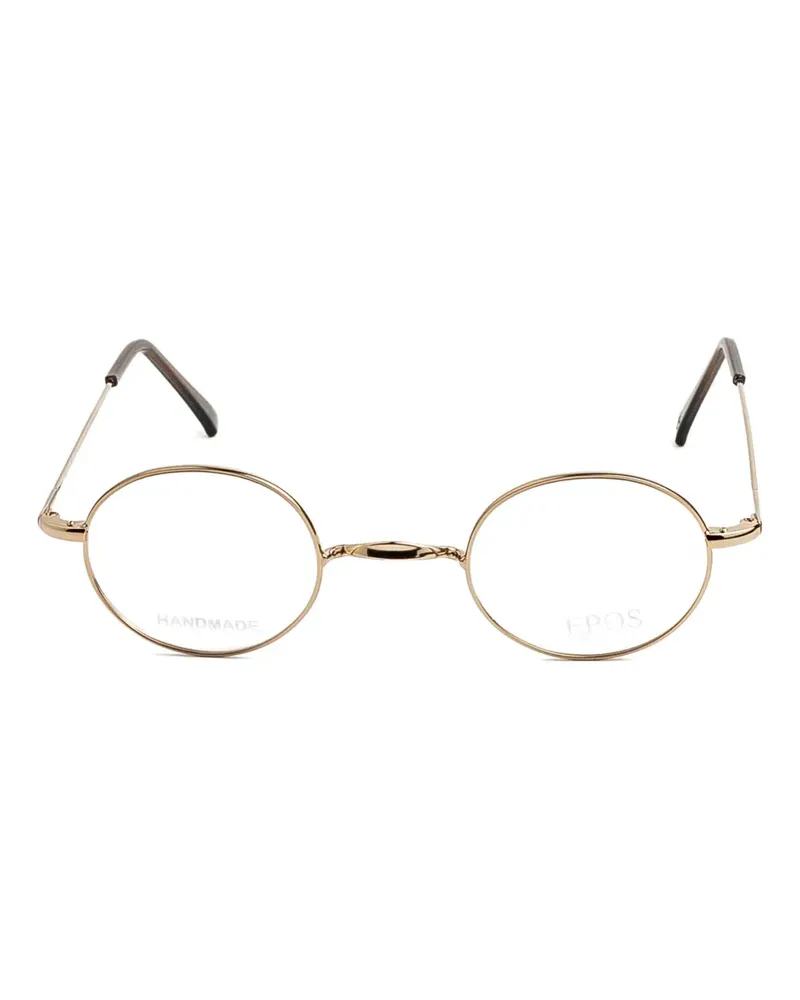 EPOS round frame Teseo glasses - Gold Gold