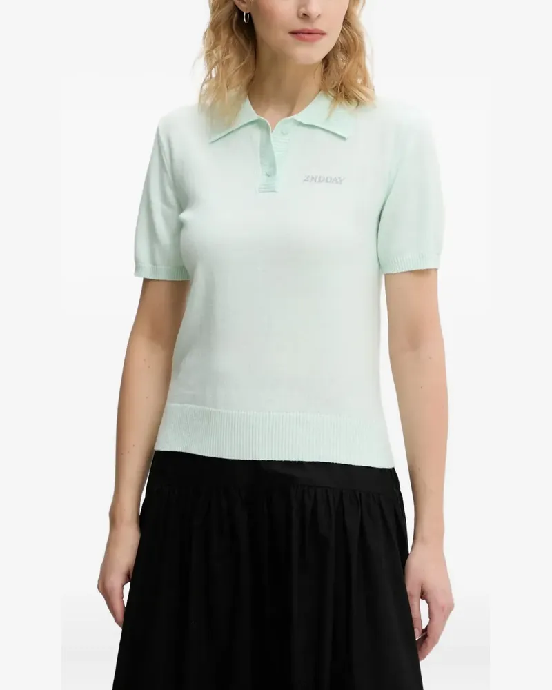 Day Birger et Mikkelsen Geknöpftes Poloshirt mit Logo - Blau Blau