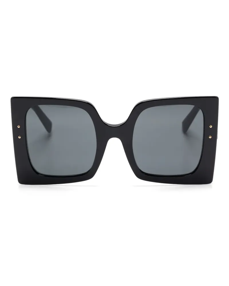 Dolce & Gabbana Sonnenbrille mit Oversized-Gestell - Schwarz Schwarz