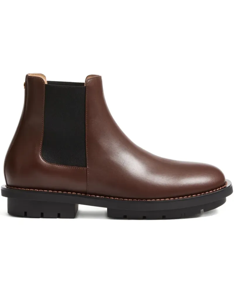 Valentino Garavani Klassische Chelsea-Boots - Braun Braun