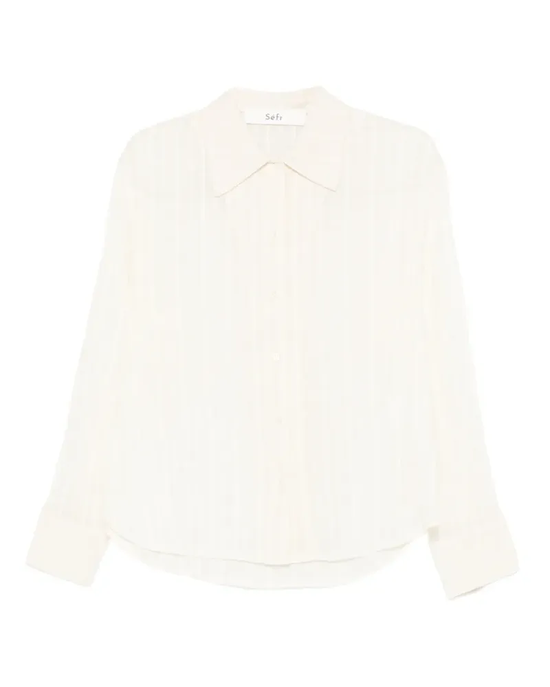 Séfr Imogen cotton shirt - Nude Nude