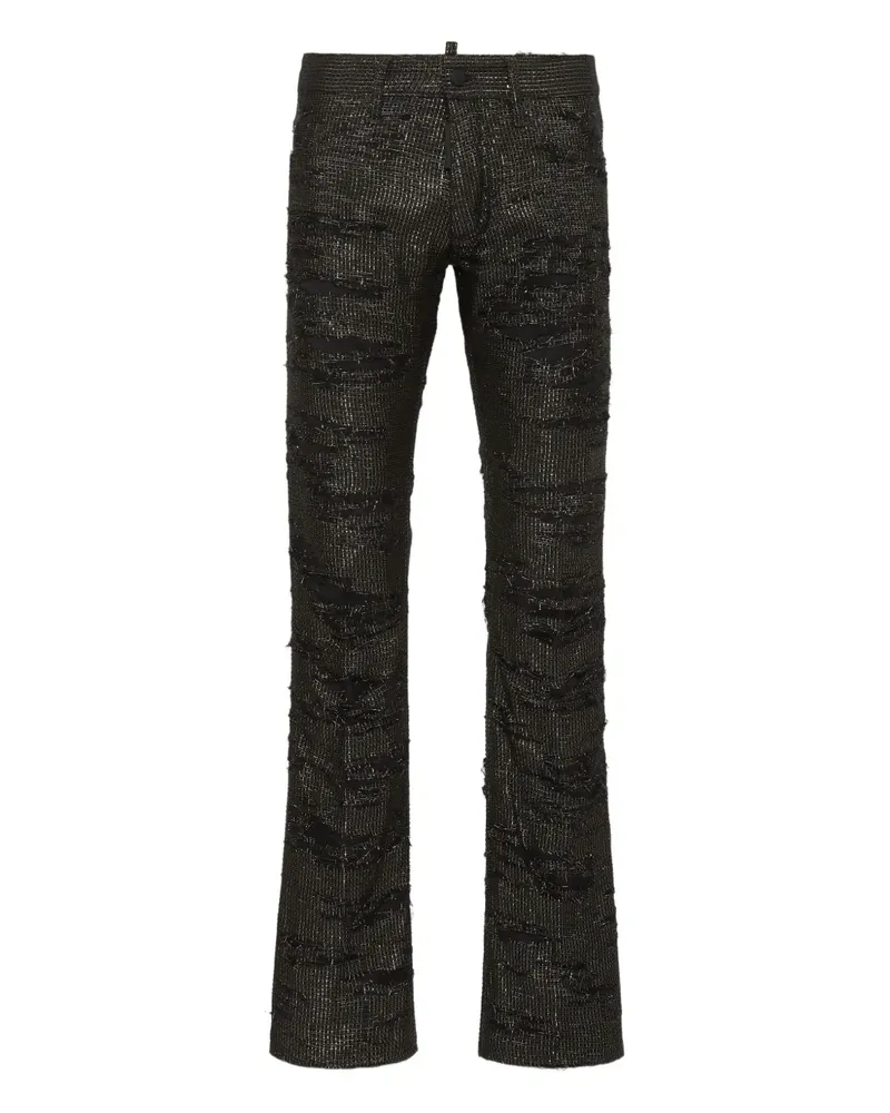 Dsquared2 Gold Disco Bootcut-Jeans - Schwarz Schwarz