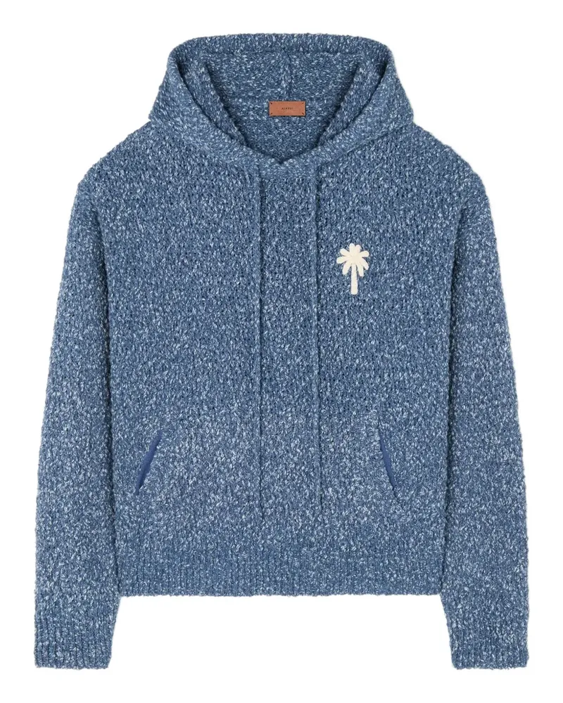 Alanui Written by the Ocean Hoodie mit Palmen - Blau Blau
