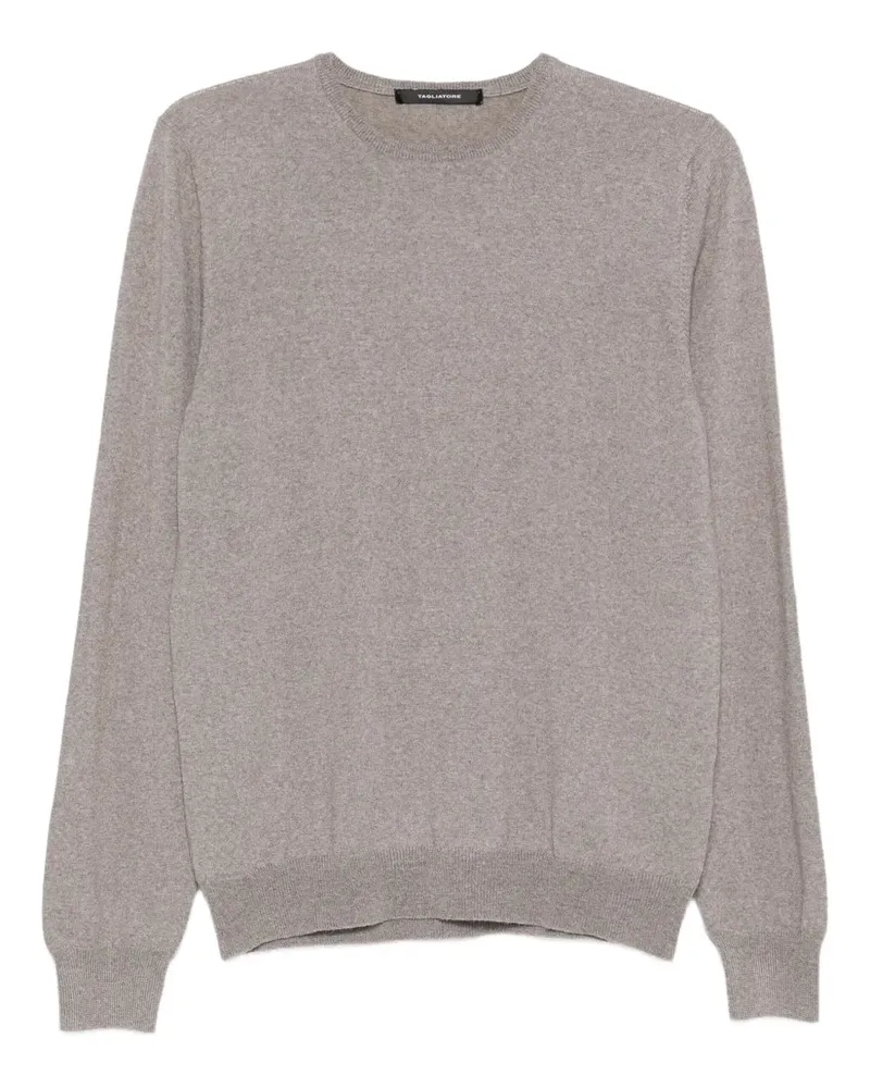 Tagliatore crew-neck long-sleeve T-shirt - Nude Nude