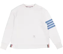 stripe-detailing cotton sweatshirt