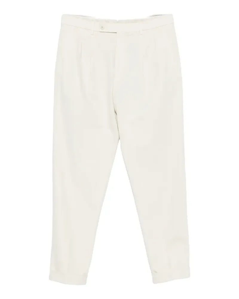 GTA Dante pleated turn-up trousers - Nude Nude