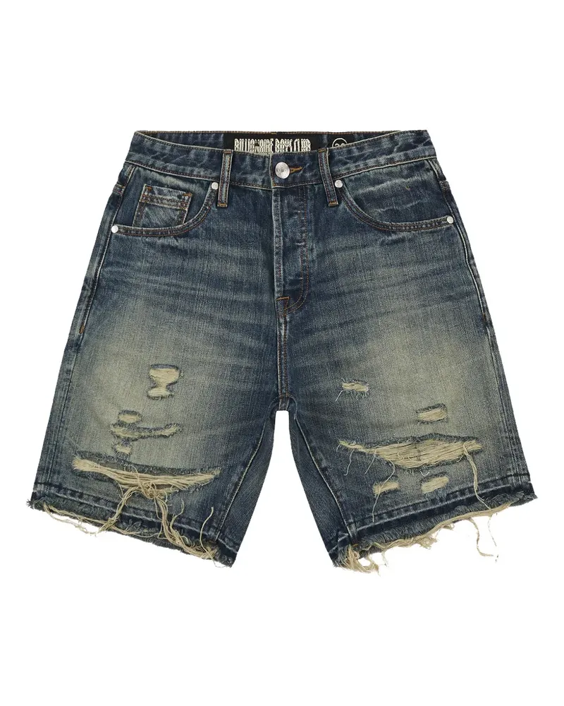 Billionaire Boys Club Cadet distressed denim shorts - Blau Blau