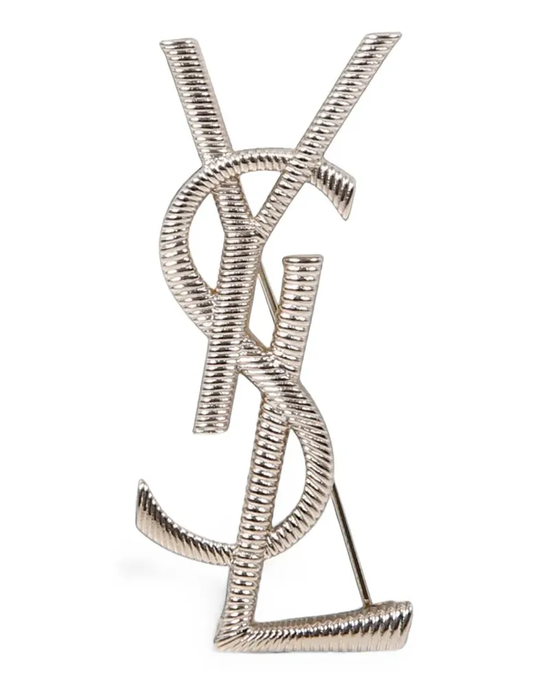 Saint Laurent Cassandre Brosche - Gold Gold
