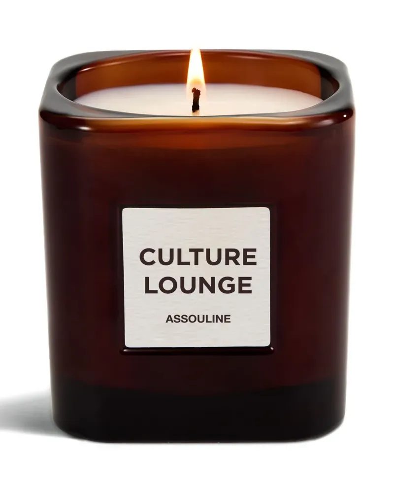 Assouline Library Culture Lounge Duftkerze (260g) - Braun Braun