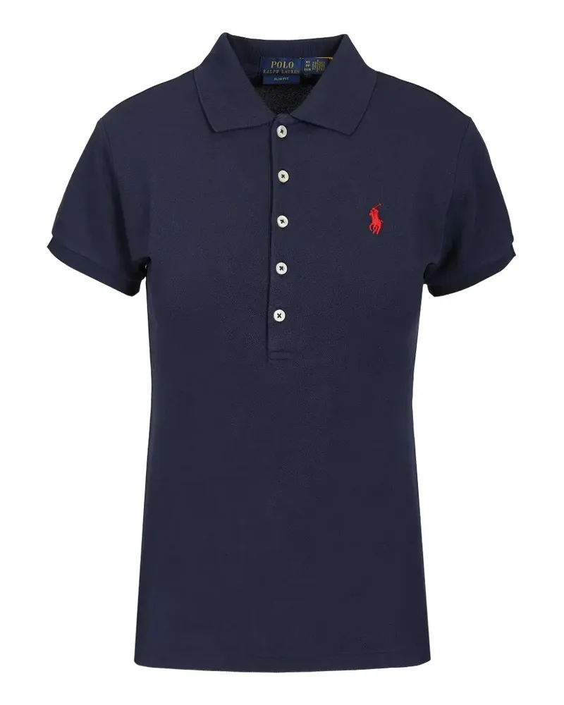 Ralph Lauren short-sleeve slim-fit polo top - Blau Blau