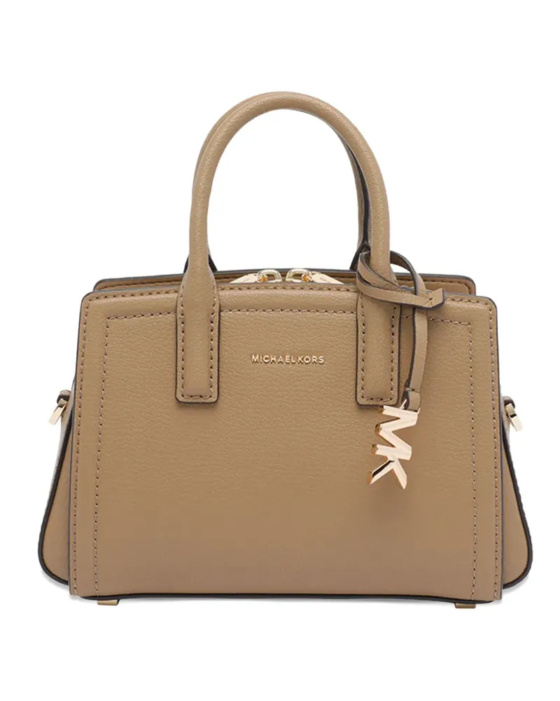 Michael Kors Kleine Laila Tote Bag mit Logo-Anhänger - Nude Nude