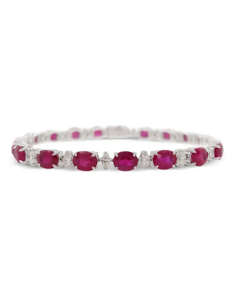 HYT Jewelry ruby and diamond bracelet - Silber Silber