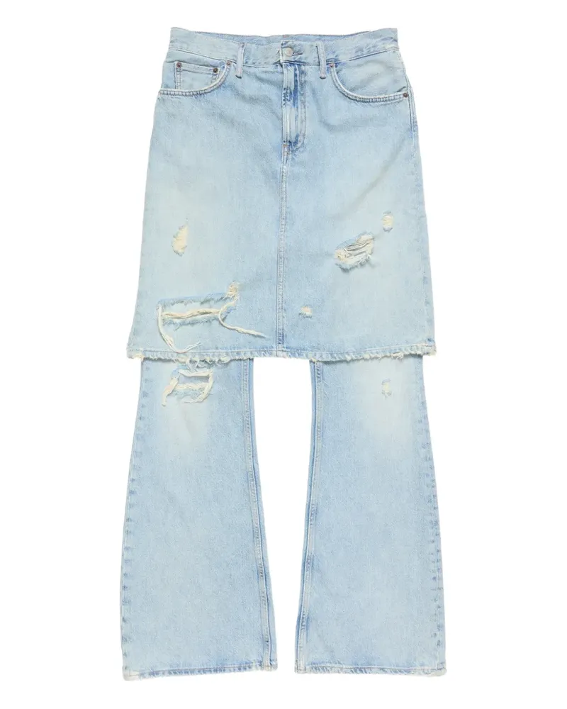 Acne Studios Jeans im Distressed-Look - Blau Blau