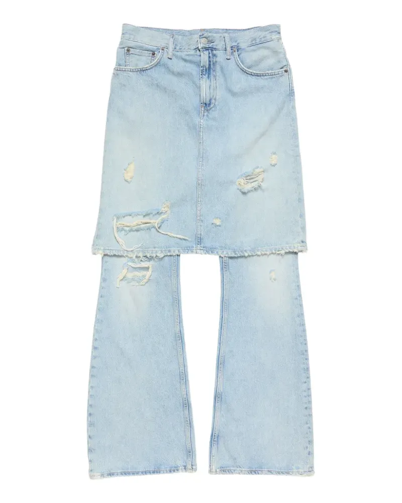 Acne Studios Jeans im Distressed-Look - Blau Blau