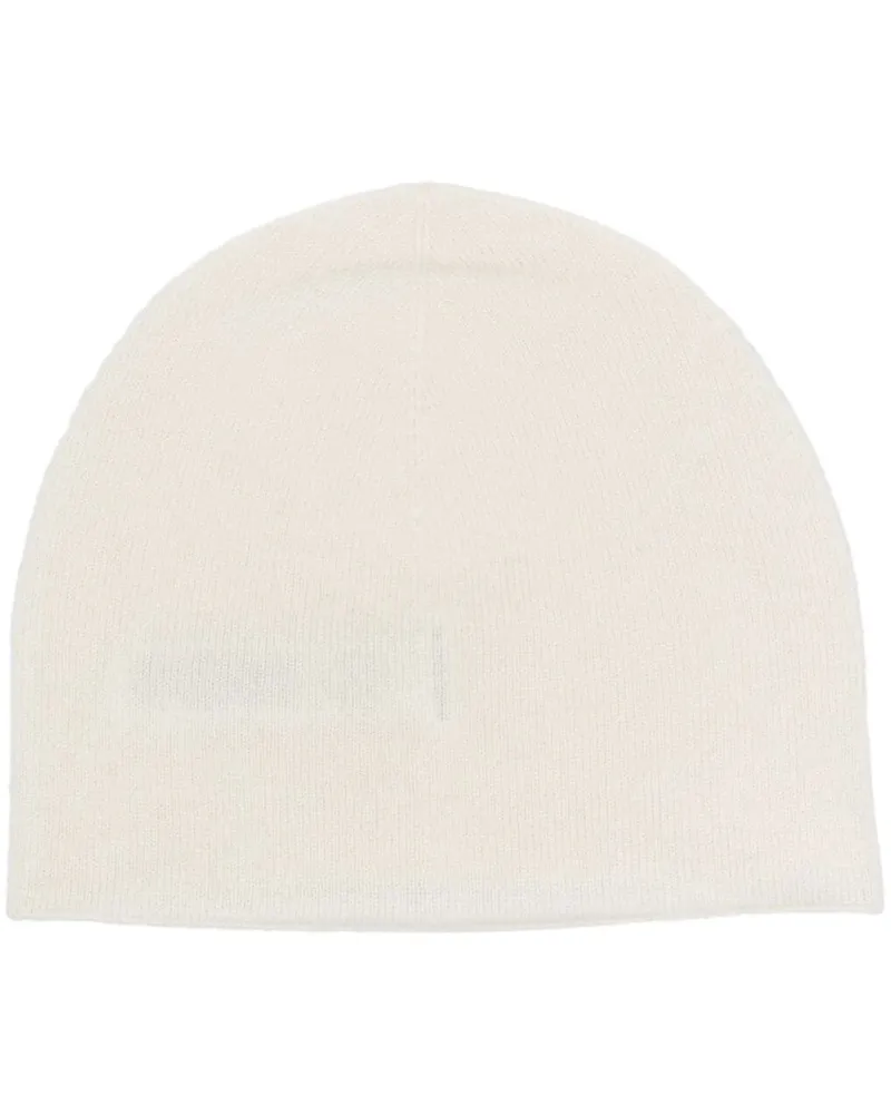 Jil Sander Gerippte Beanie - Nude Nude