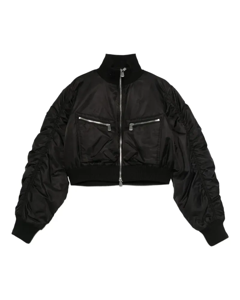 Pinko Bomberjacke mit Reißverschluss - Schwarz Schwarz