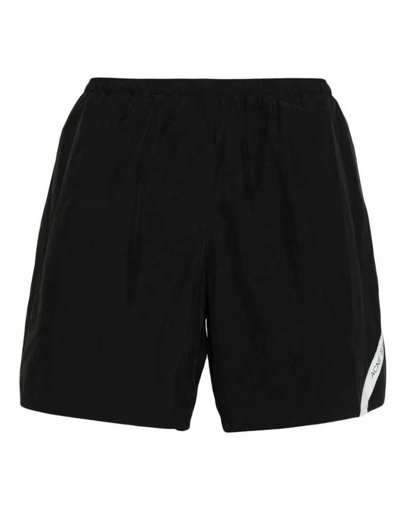 Acne Studios Badeshorts mit Stretchbund - Schwarz Schwarz
