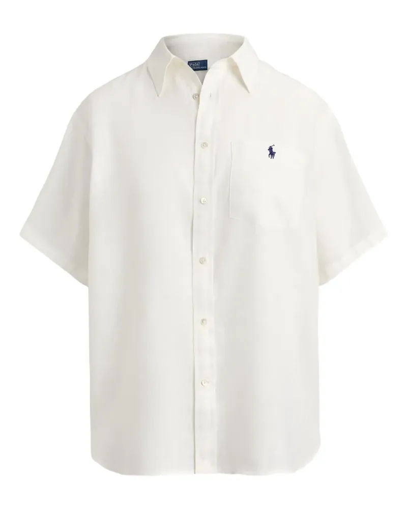 Ralph Lauren Leinenhemd mit Oversized-Patch - Nude Nude