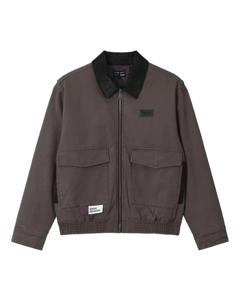 Izzue Jacke mit Reißverschluss - Braun Braun