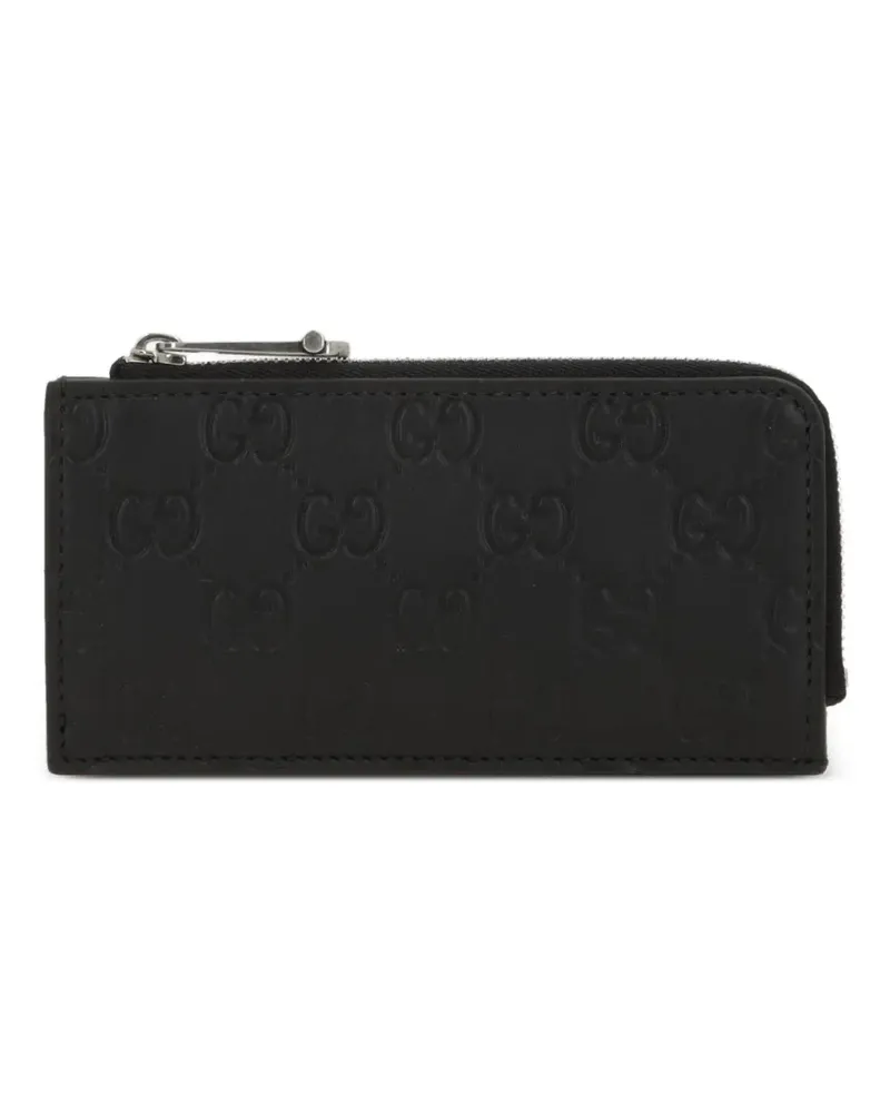 Gucci Portemonnaie mit Logo-Muster - Schwarz Schwarz