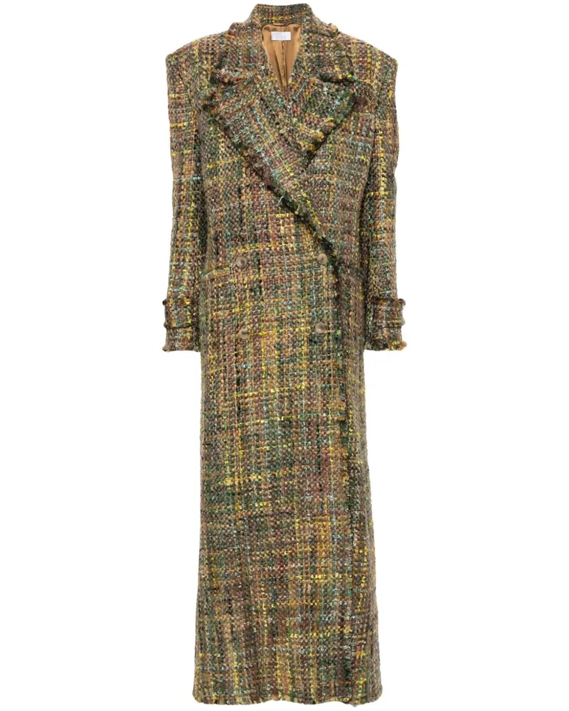 Giuseppe di Morabito Mantel mit Bouclé-Effekt - Grün Grün