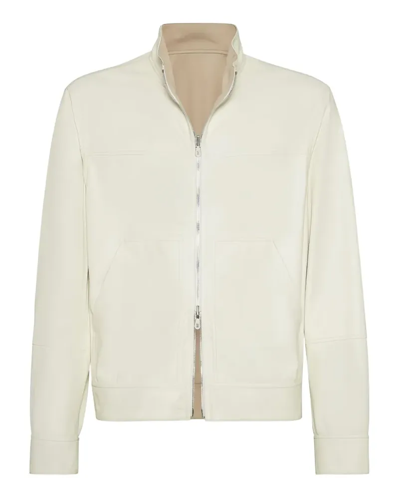 Brunello Cucinelli zip-up jacket - Nude Nude