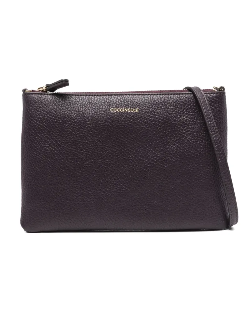 Coccinelle Umhängetasche aus Leder - Violett Violett