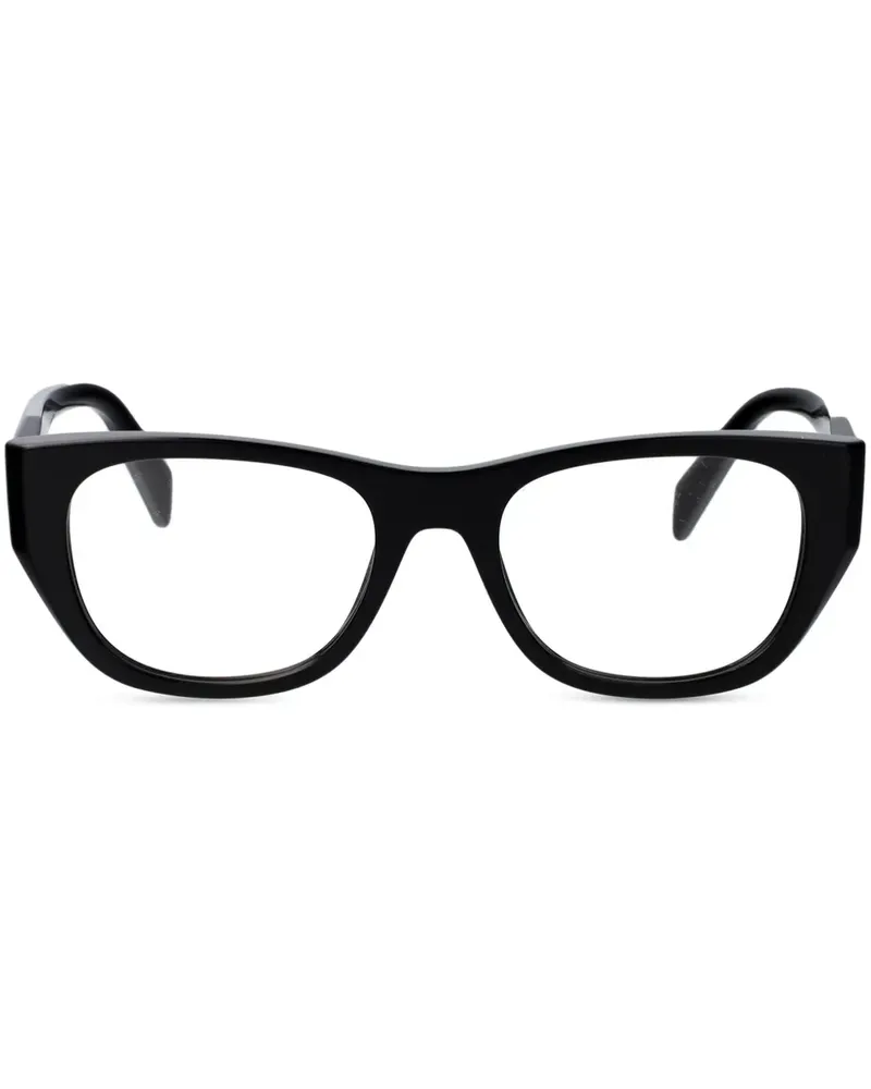 Prada Brille mit Print - Schwarz Schwarz
