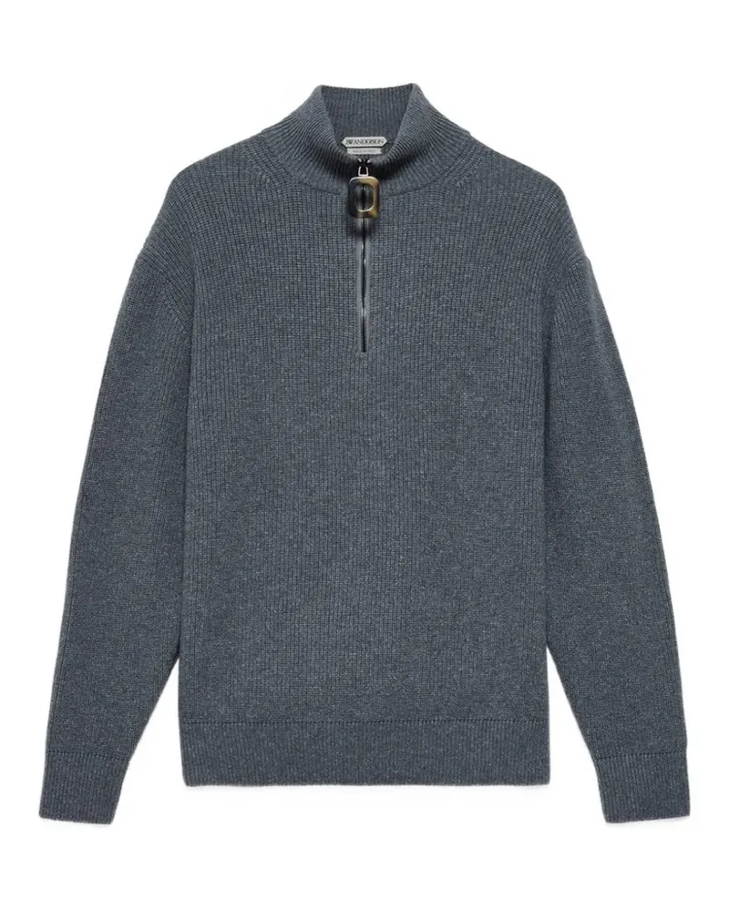 J.W.Anderson half-zip sweater - Grau Grau