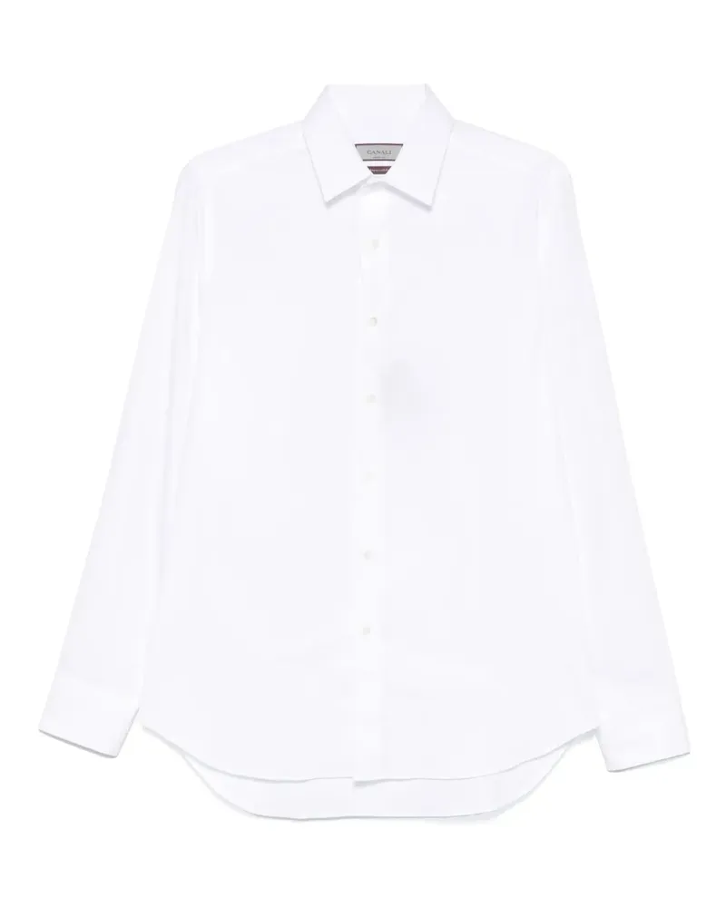Canali Impeccabile Hemd - Weiß Weiß