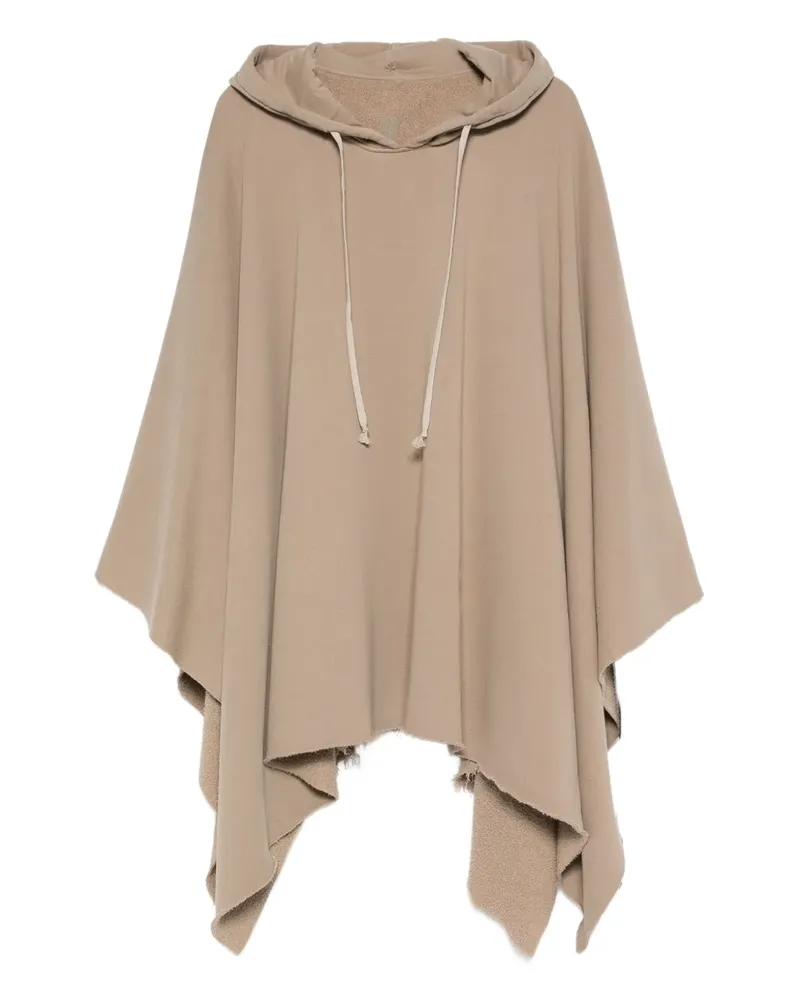 DRKSHDW by Rick Owens Poncho mit Kapuze - Nude Nude