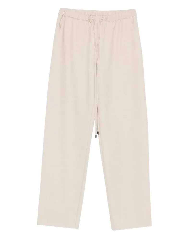 Antonelli Firenze Gerade Hose mit Kordelzug - Nude Nude