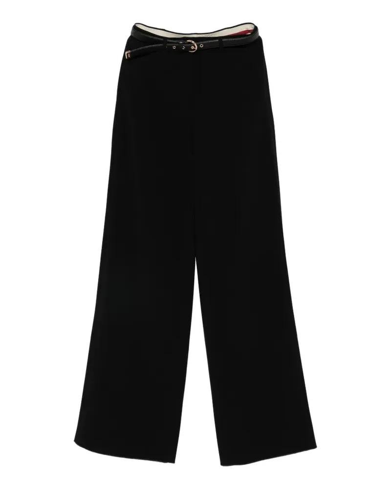 Max Mara fluid belt trousers - Schwarz Schwarz