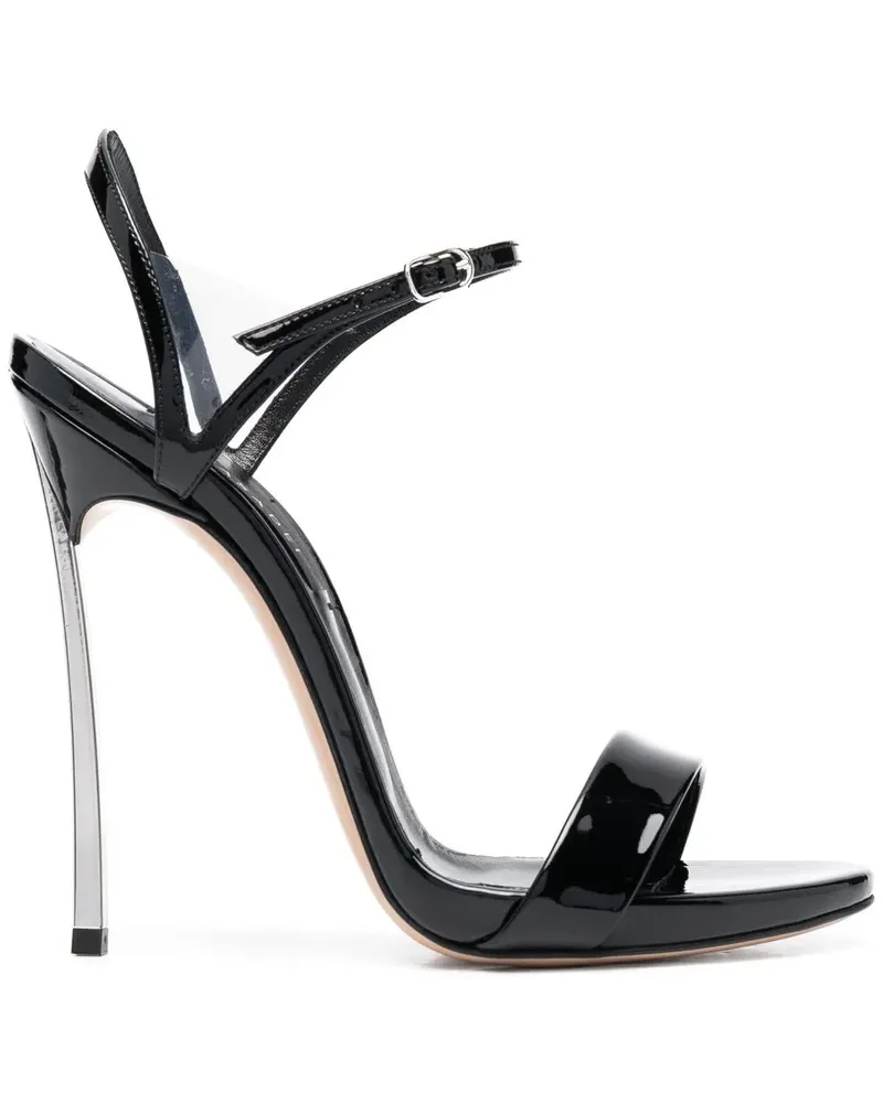 Casadei Klassische Sandalen 130mm - Schwarz Schwarz