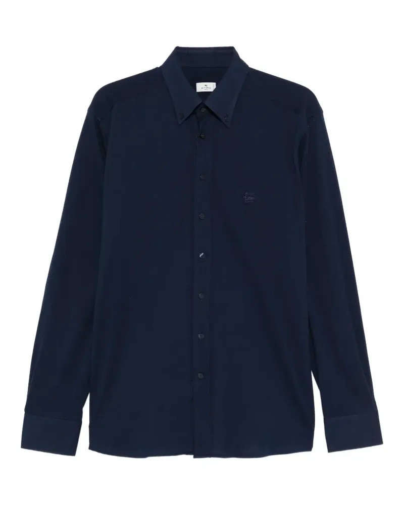 Etro long-sleeves buttonec shirt - Blau Blau