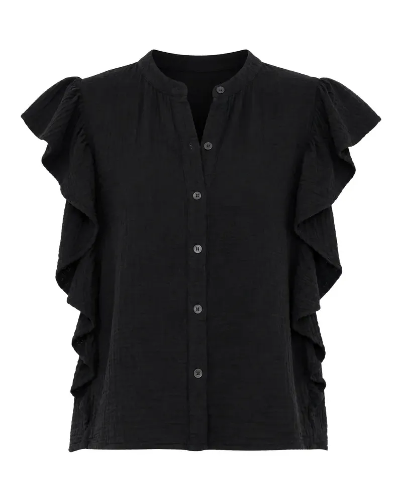 Xírena Ashlyn ruffled blouse - Schwarz Schwarz