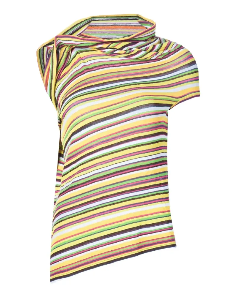 Junya Watanabe Gestreiftes Oberteil - Mehrfarbig Mehrfarbig