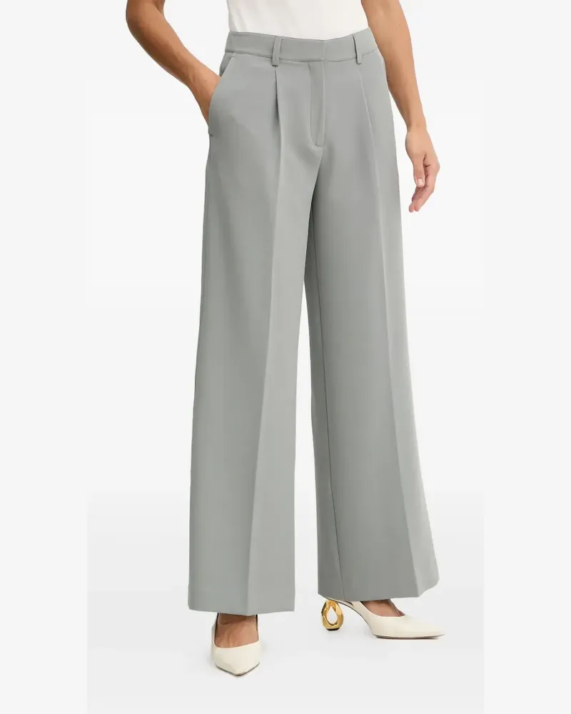 HUGO BOSS Hose mit Falten - Grau Grau
