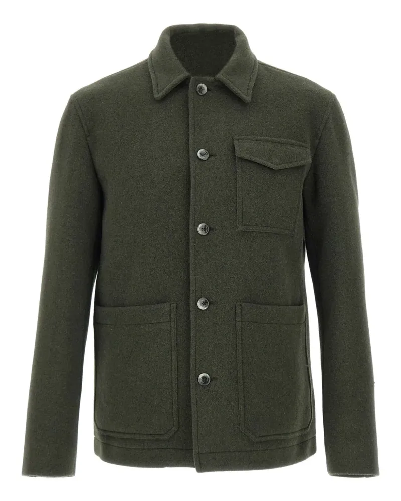 Herno Hemdjacke mit aufgesetzter Tasche - Grün Grün
