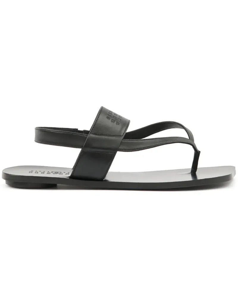 Maison Margiela Sandalen mit Logo-Prägung - Schwarz Schwarz