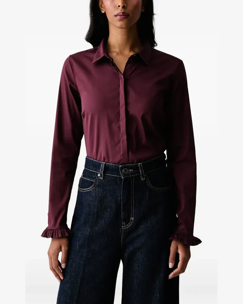 Mos Mosh Mattie ruffled-cuff shirt - Rot Rot